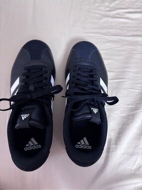 adidas Black and White Women’s Low-Top Sneakers